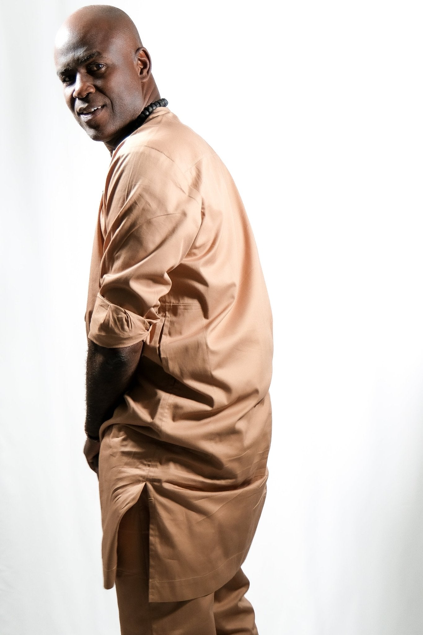 Ensemble Africain Homme Kaftan en Coton et Bogolan - Élégance Traditionnelle en ensemble caftan homme Bogolan artisanal africain - KaolackCreations