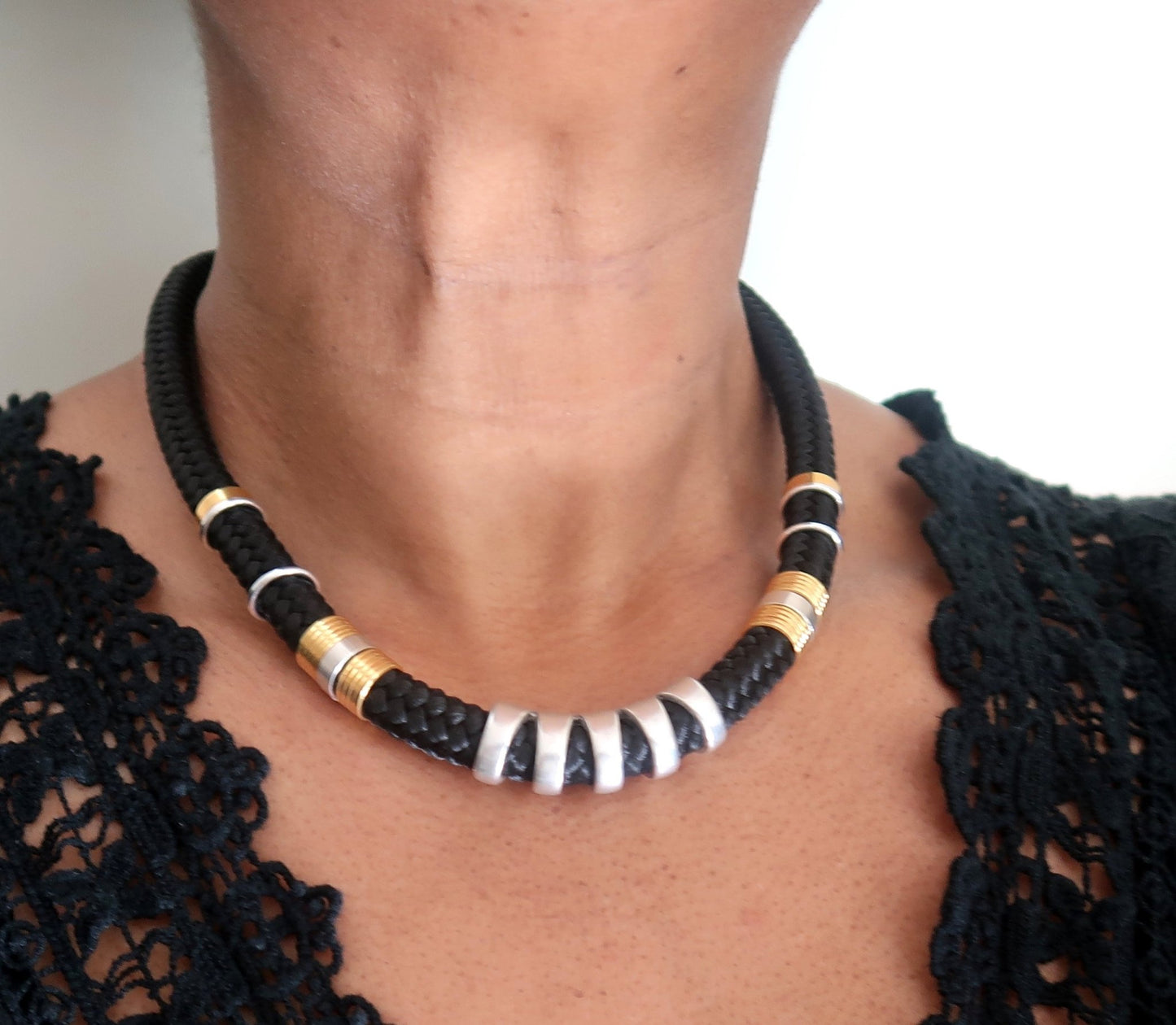 Collier Tiyi en Collier cordage femme artisanal africain - KaolackCreations