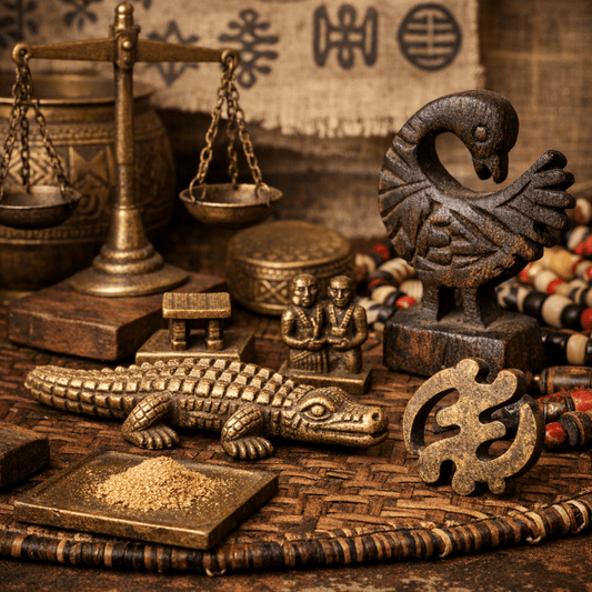 Poids Akan et symboles Adinkra : histoire, signification et présence dans le Ghana d'aujourd'hui - KaolackCreations