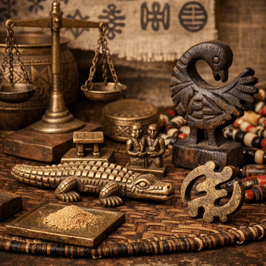 Poids Akan et symboles Adinkra : histoire, signification et présence dans le Ghana d'aujourd'hui - KaolackCreations