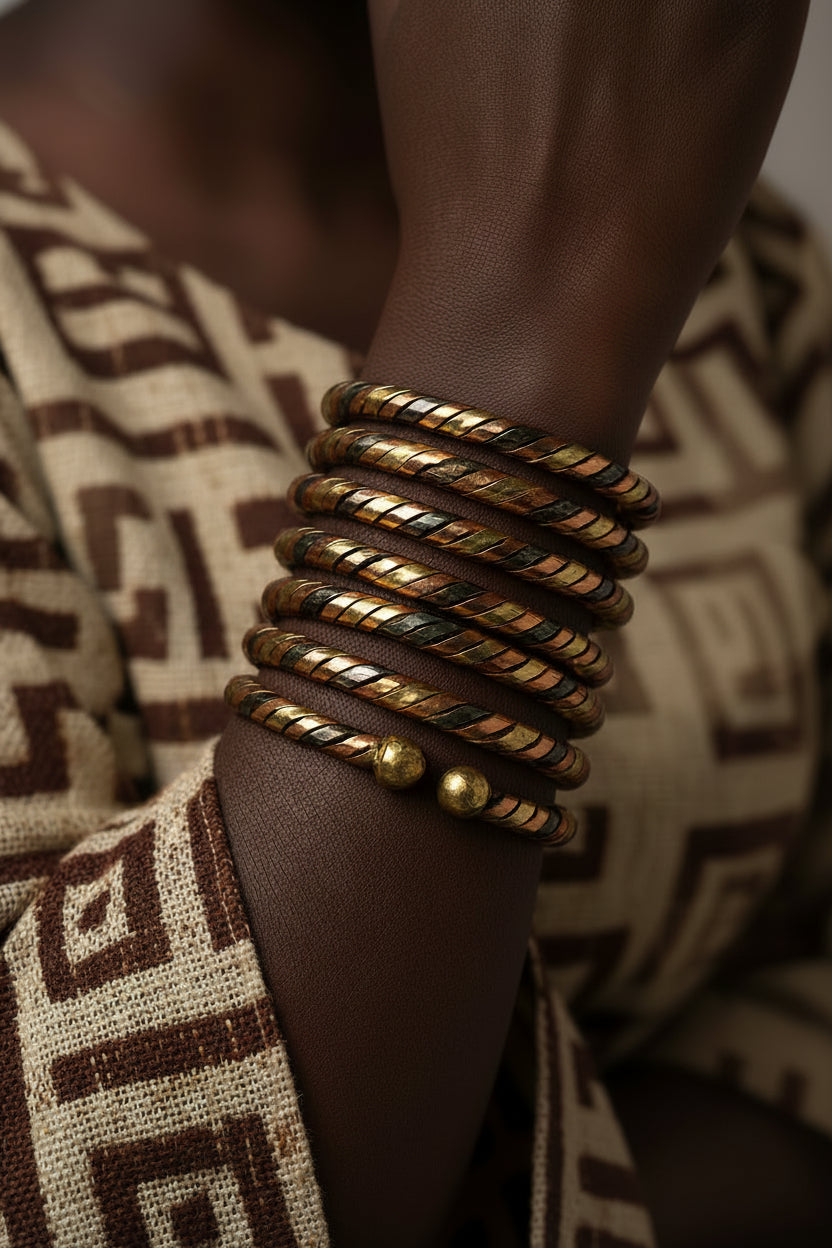 bracelets africains by kaolack creations cuivre bronze fer
