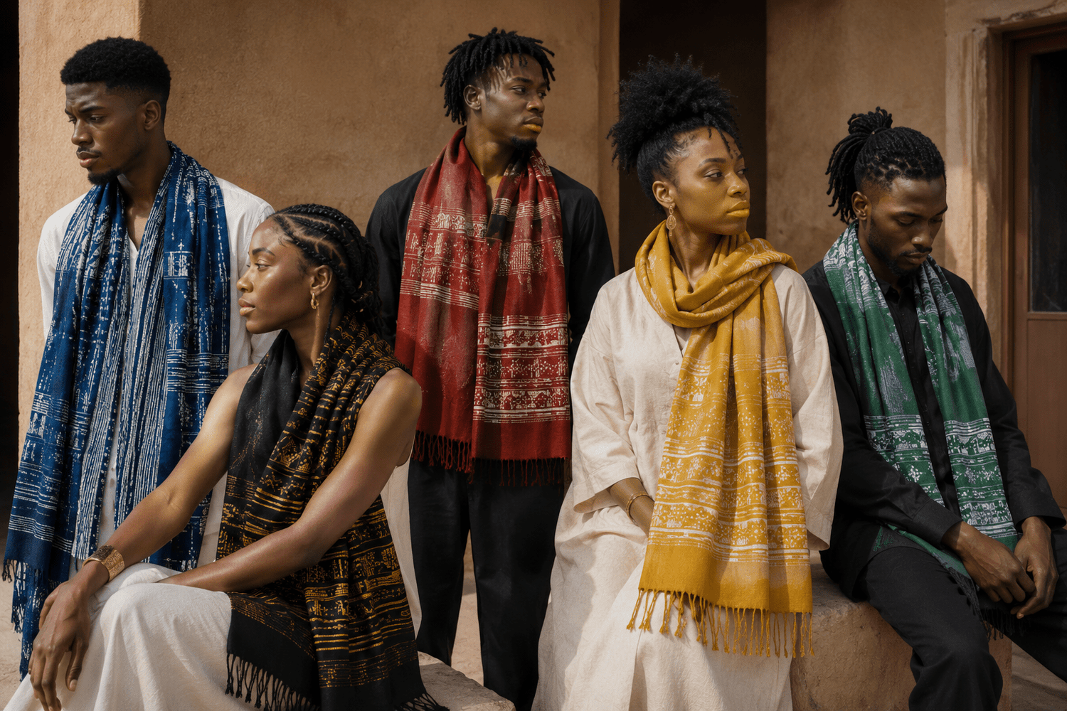 Écharpes et étoles africaines - KaolackCreations
