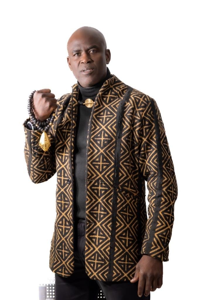 Blazer homme en Bogolan tissé à la main – Mali en Blazer homme en bogolan artisanal africain - KaolackCreations