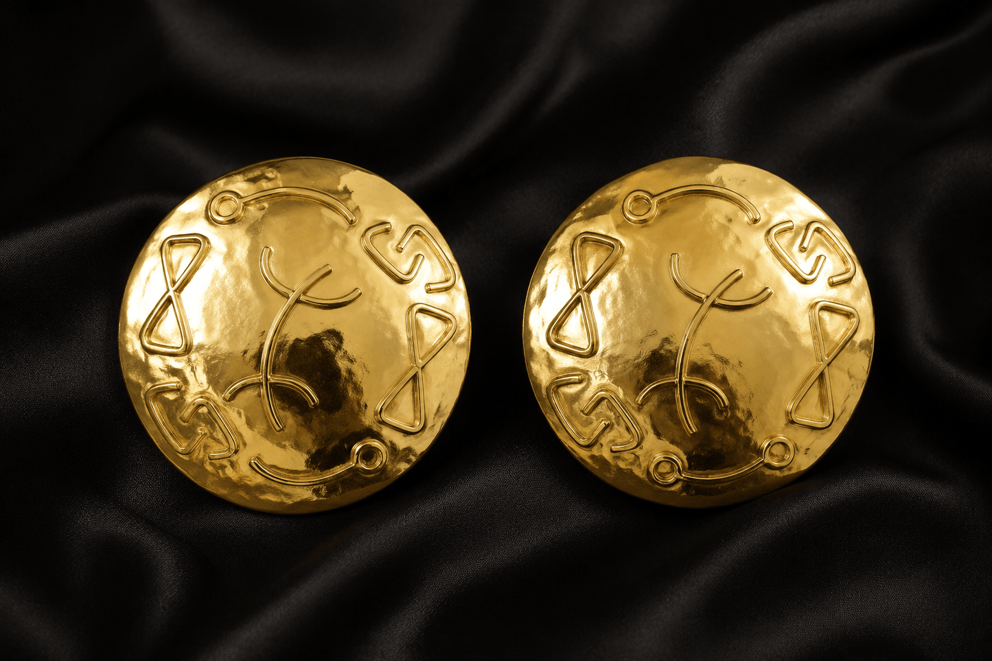 BOGOLAN TILA | Boucles d'oreilles africaines en bronze doré en artisanal africain - KaolackCreations