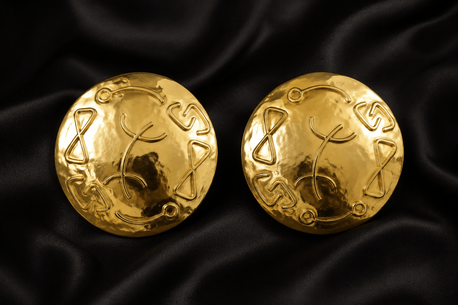 BOGOLAN TILA | Boucles d'oreilles africaines en bronze doré en artisanal africain - KaolackCreations