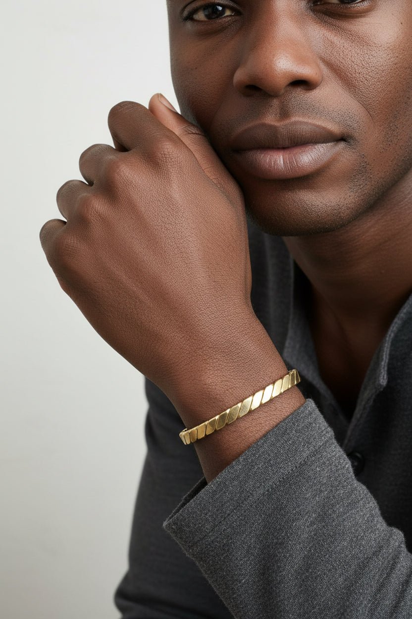 Bracelet africain de protection en métal – Jàmm en Bracelets artisanal africain - KaolackCreations