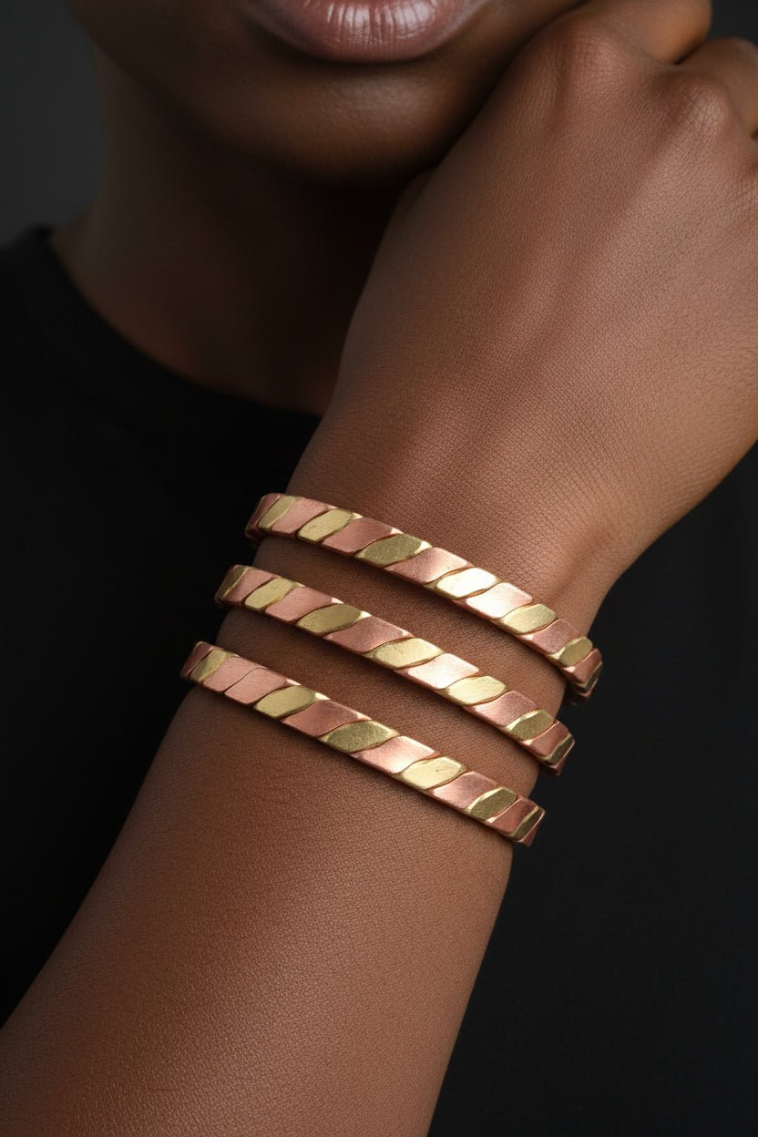 Bracelet africain de protection en métal – Jàmm en Bracelets artisanal africain - KaolackCreations