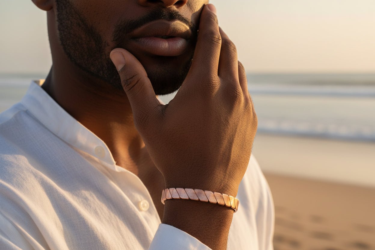 Bracelet africain de protection en métal – Jàmm en Bracelets artisanal africain - KaolackCreations