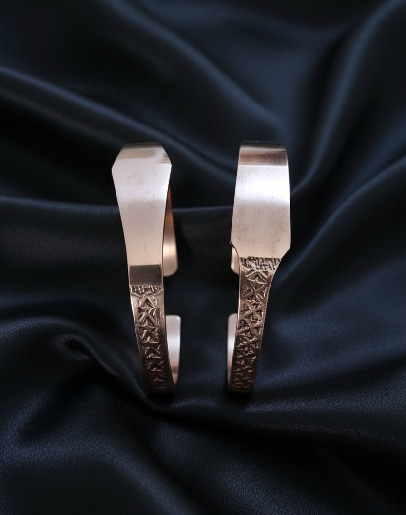 Bracelet cuivre africain artisanal Perem – finition polie – Collection Signature en Bijoux artisanal africain - KaolackCreations