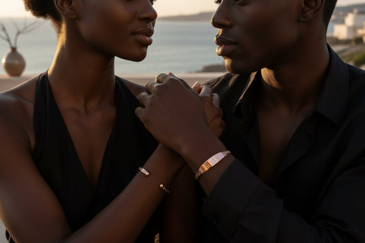 Bracelet cuivre africain artisanal Perem – finition polie – Collection Signature en Bijoux artisanal africain - KaolackCreations