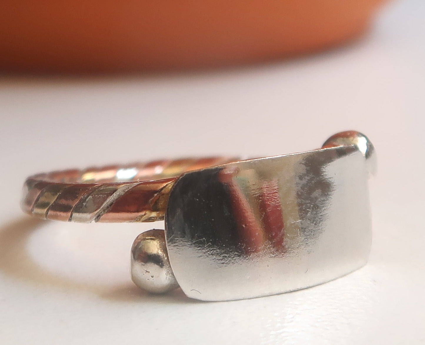 Bracelet sénégalais Lamou Ndiakhass Argent – Bijou mixte 3 métaux avec bague assortie en bijou africain artisanal africain - KaolackCreations