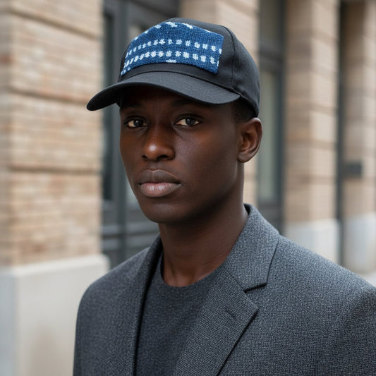 Casquette en coton 5 panneaux – Pagne tissé Africain en casquette et pagne tissé africain artisanal africain - KaolackCreations