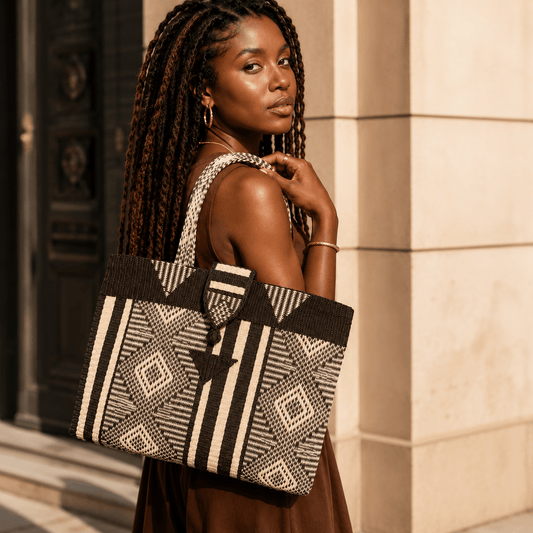 Collection Bassang | Cabas africains recyclés en Sac artisanal africain - KaolackCreations