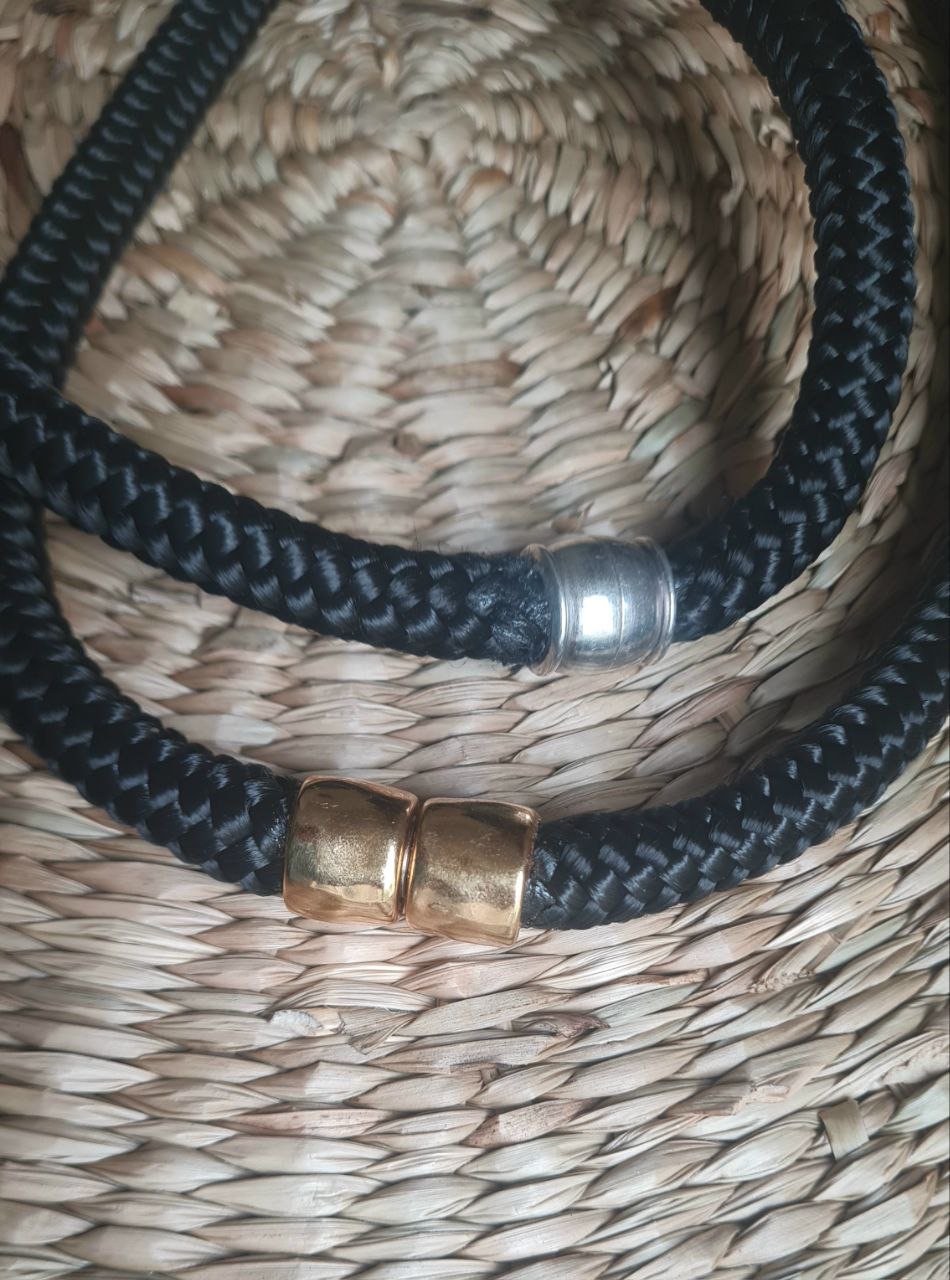 collier ankh cordon fermoir magnetique kaolack creations mode africaine