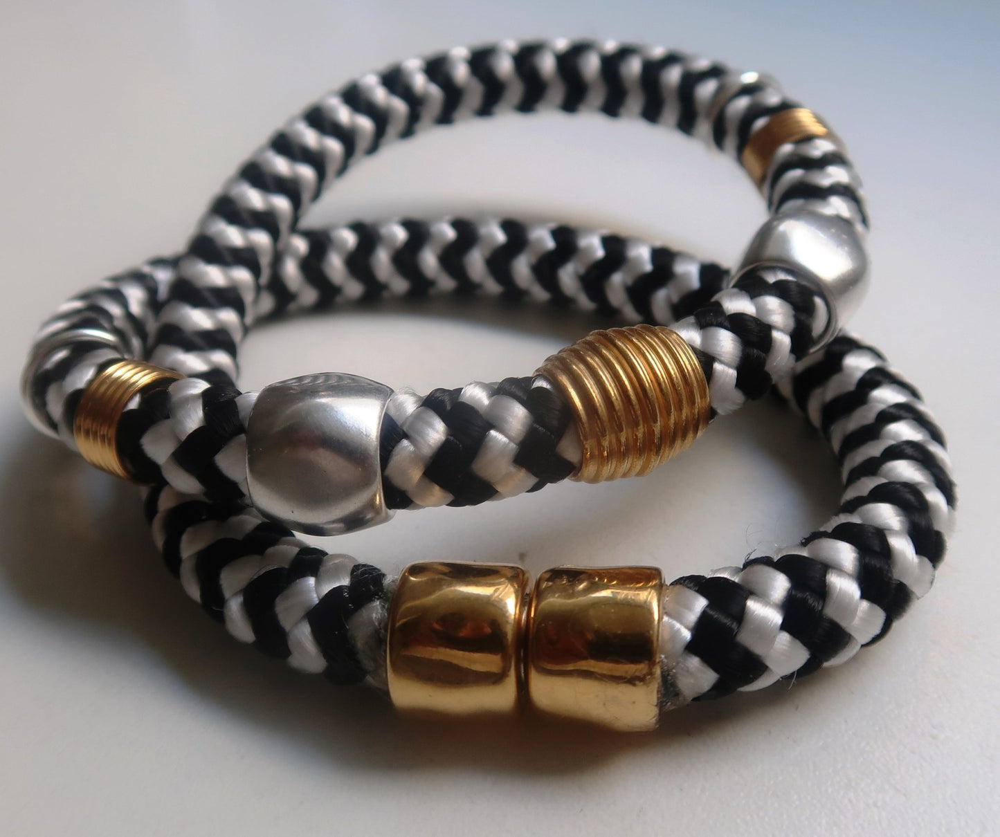 Collier Atoum Cordage et bagues repositionnables en collier homme cordage artisanal africain - KaolackCreations