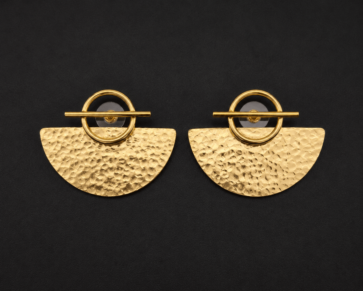 FOLÓLO – Boucles d'oreilles africaines originales en bronze doré en Boucles d'oreilles artisanal africain - KaolackCreations