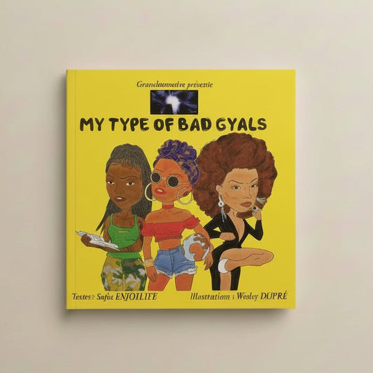 My Type of Bad Gyals – Livre identité femme noire | Safia ENJOYLIFE en Livres artisanal africain - KaolackCreations