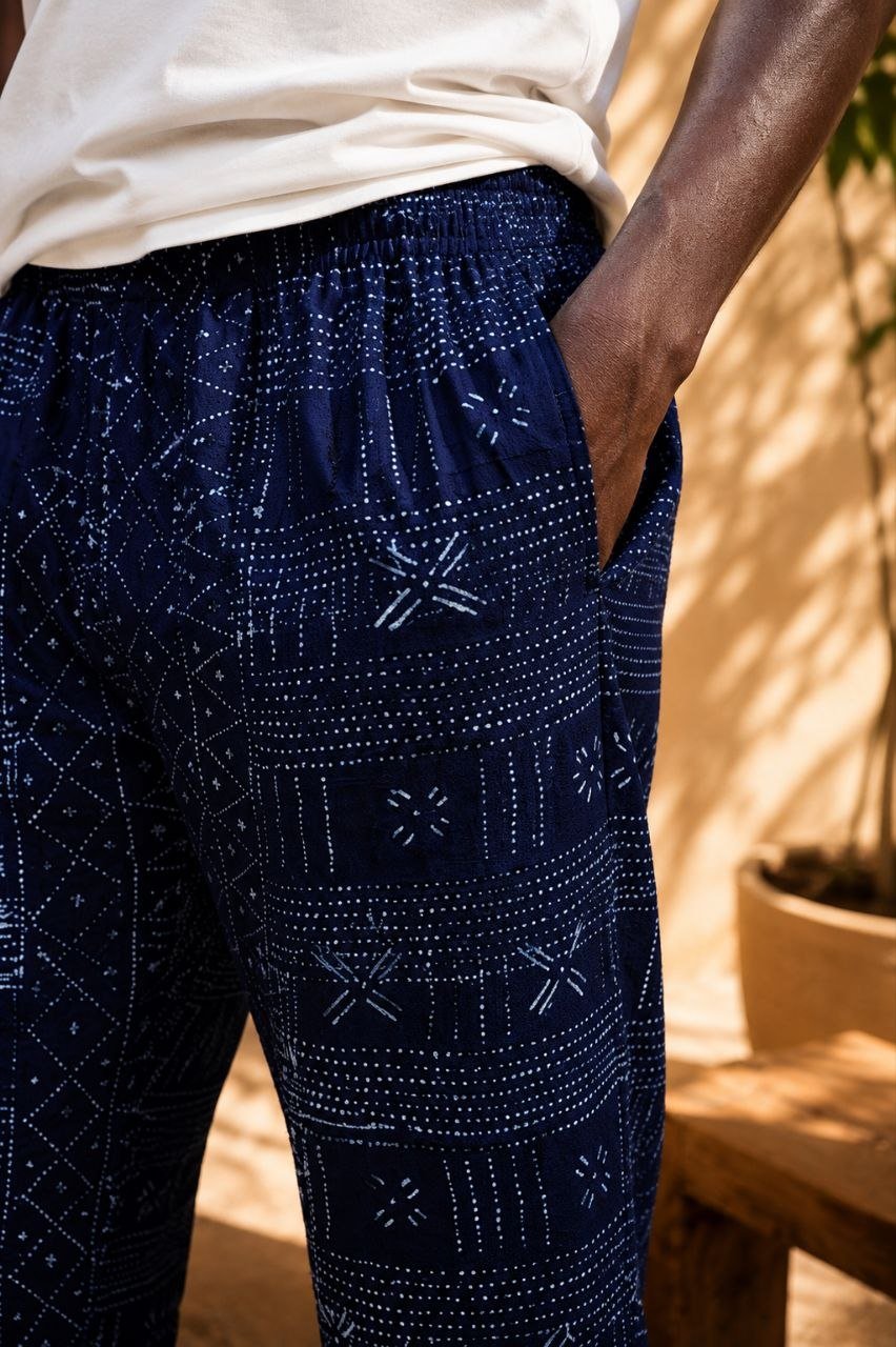 Pantalon en Lépi de Guinée-Conakry – 100 % coton en Vêtements > Pantalons artisanal africain - KaolackCreations