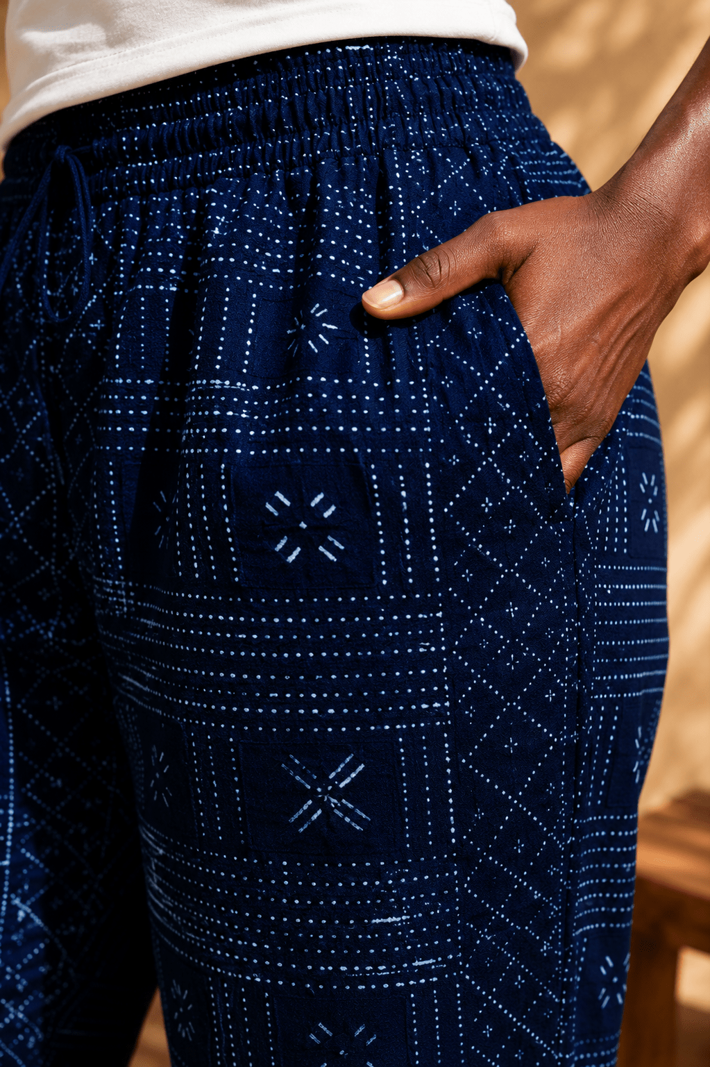 Pantalon en Lépi de Guinée-Conakry – 100 % coton en Vêtements > Pantalons artisanal africain - KaolackCreations