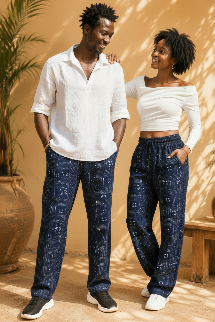 Pantalon en Lépi de Guinée-Conakry – 100 % coton en Vêtements > Pantalons artisanal africain - KaolackCreations