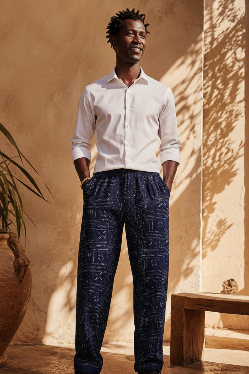 Pantalon en Lépi de Guinée-Conakry – 100 % coton en Vêtements > Pantalons artisanal africain - KaolackCreations