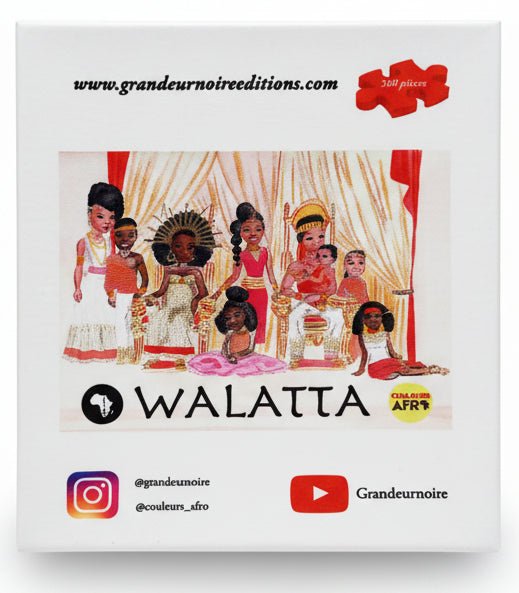 Puzzle Walatta – 500 pièces | Grandeur Noire en Jeu artisanal africain - KaolackCreations