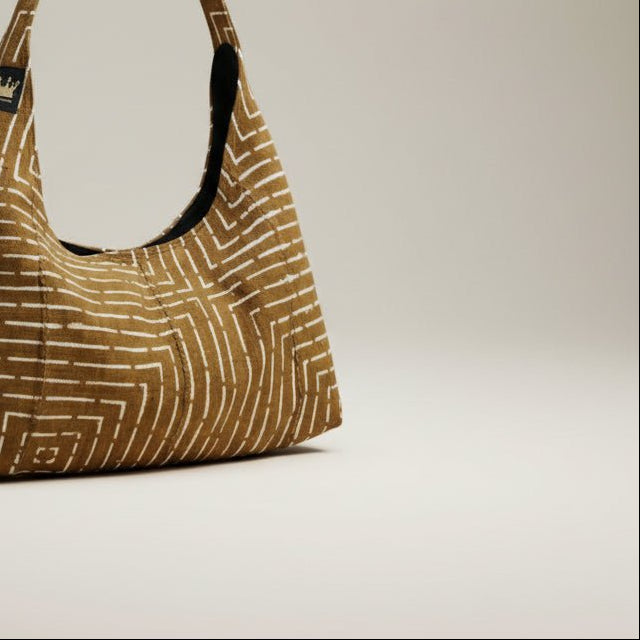 Sac Hobo en Bogolan Artisanal Bamanan – Motifs Variés en sac hobo artisanal africain - KaolackCreations