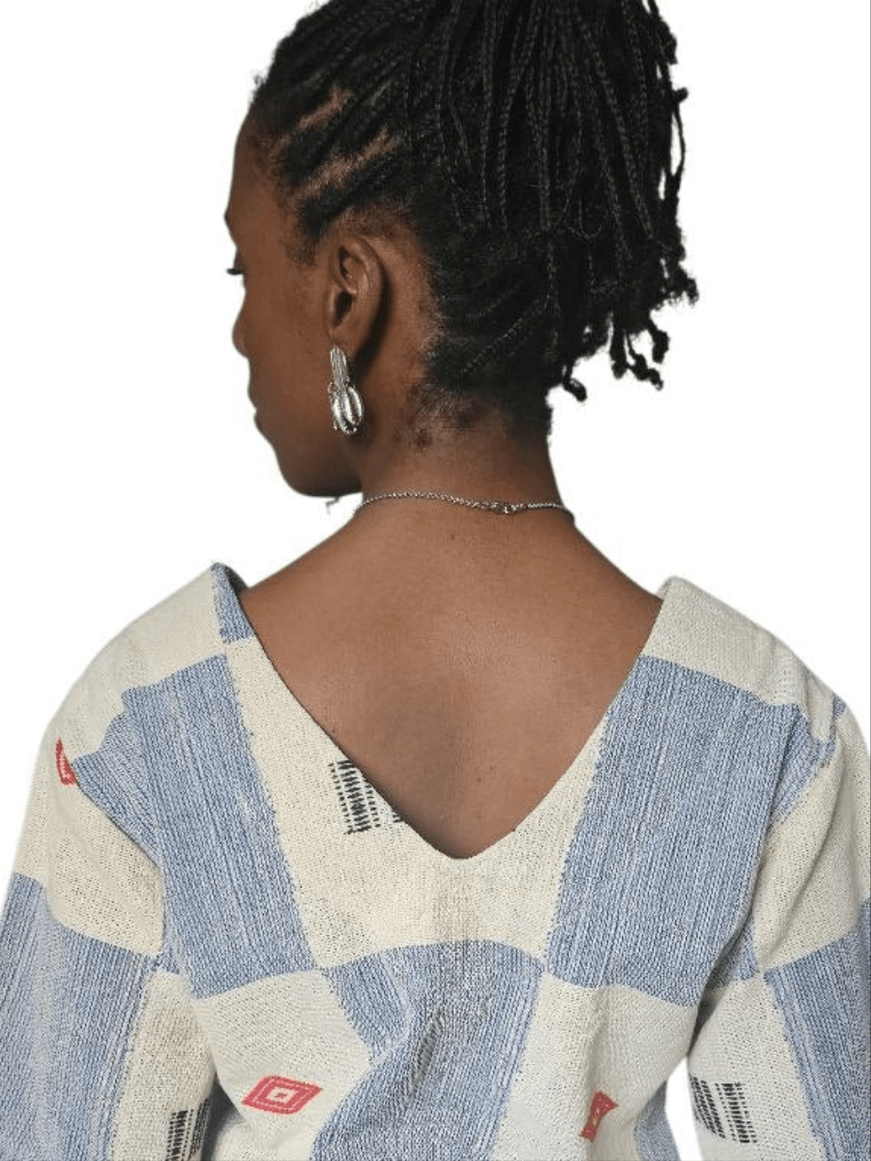 Tunique femme en pagne africain Sénoufo – coton tissé main en Tunique femme pagne Sénoufo artisanal africain - KaolackCreations