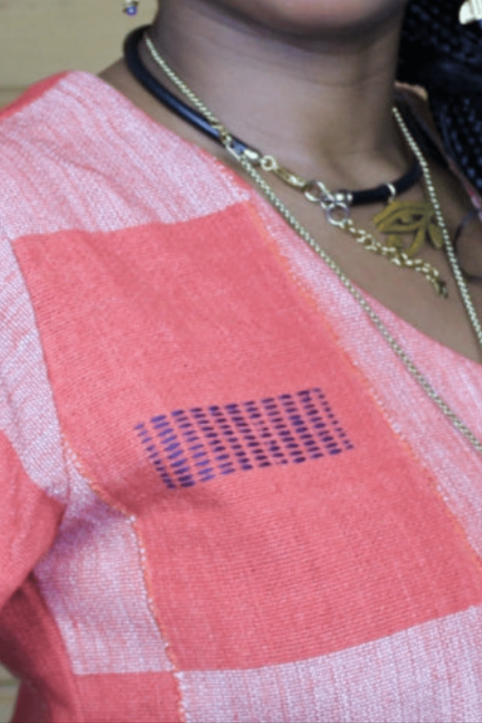 Tunique femme en pagne africain Sénoufo – coton tissé main en Tunique femme pagne Sénoufo artisanal africain - KaolackCreations