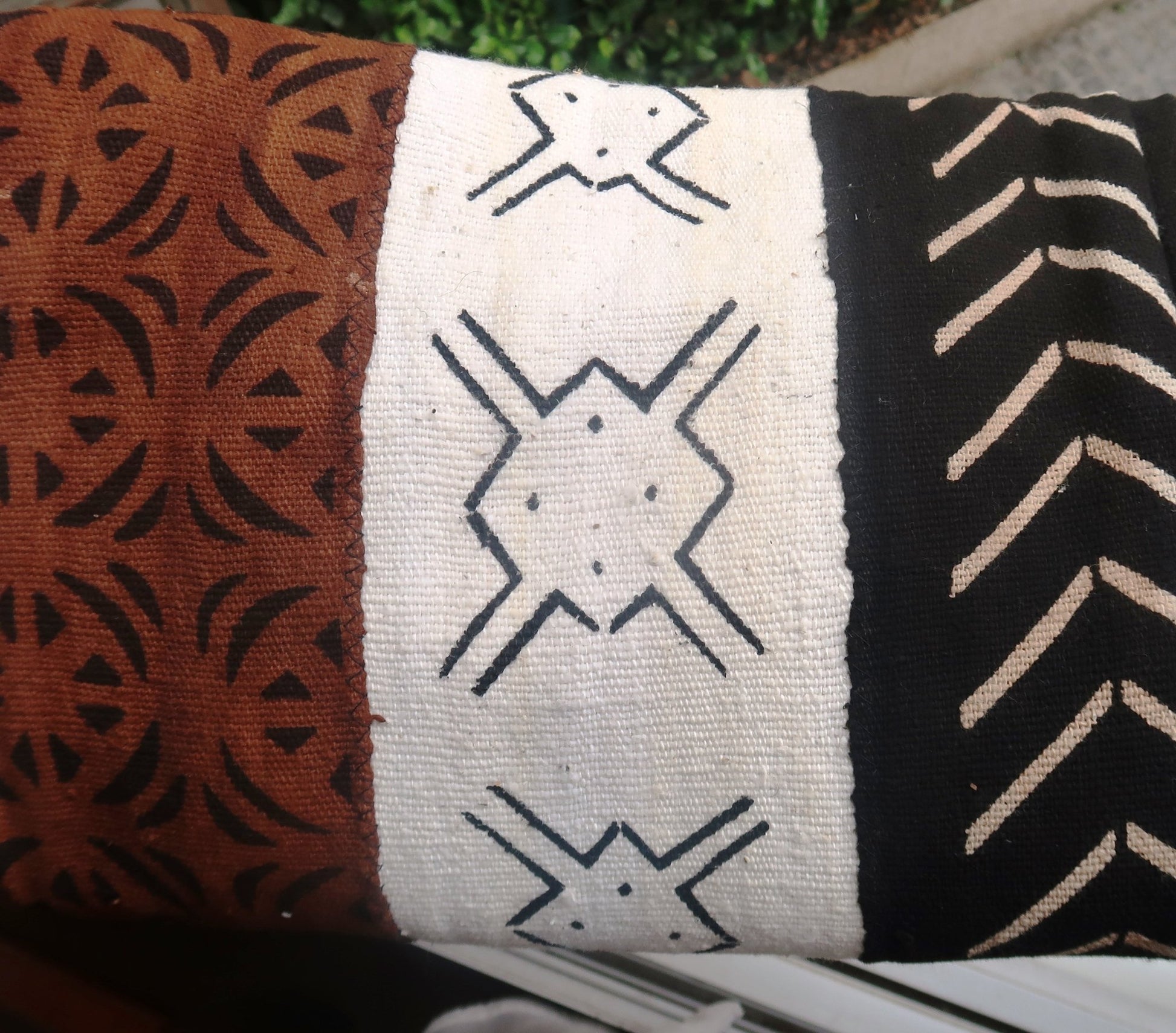 Véritable Bogolan du Mali - Tissé et Teint à la Main Artisanalement en Bogolan, pièce à coudre artisanal africain - KaolackCreations