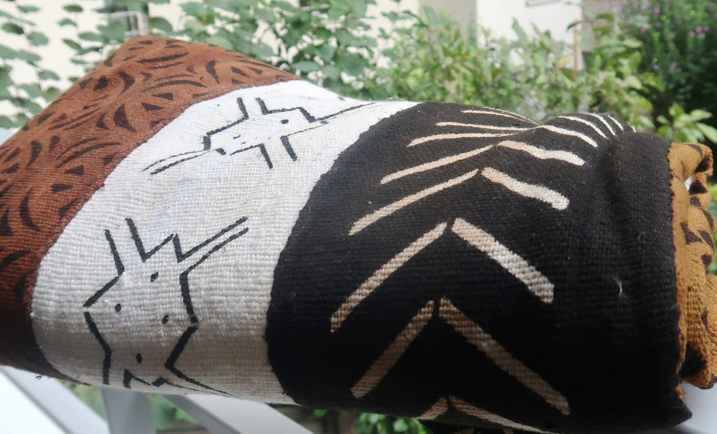 Véritable Bogolan du Mali - Tissé et Teint à la Main Artisanalement en Bogolan, pièce à coudre artisanal africain - KaolackCreations