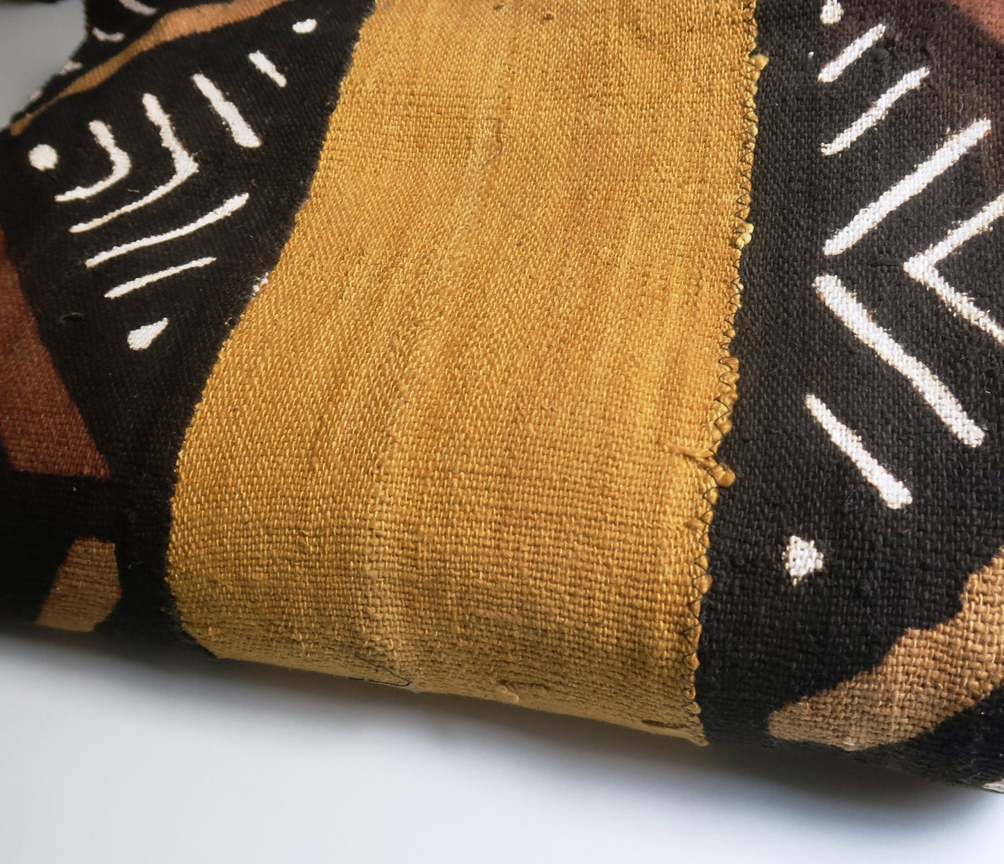 Véritable Bogolan du Mali - Tissé et Teint à la Main Artisanalement en Bogolan, pièce à coudre artisanal africain - KaolackCreations