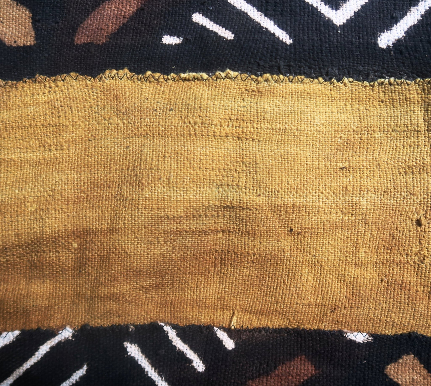 Véritable Bogolan du Mali - Tissé et Teint à la Main Artisanalement en Bogolan, pièce à coudre artisanal africain - KaolackCreations