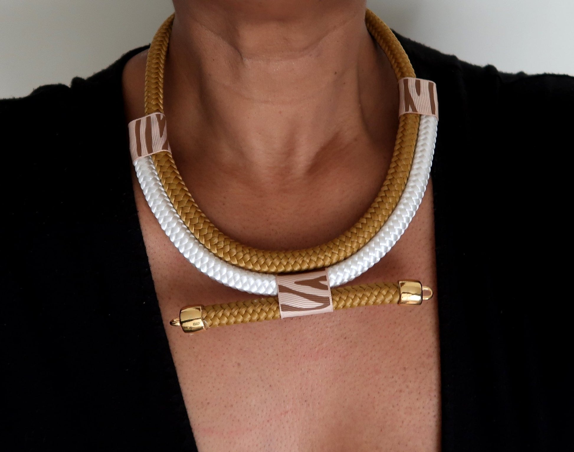 Collier Africain en Cordage "Ceddo" - Inspiration "Baye Fall" du Sénégal en Collier ceddo artisanal africain - KaolackCreations