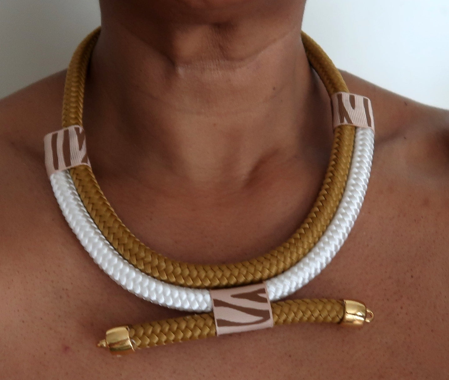 Collier Africain en Cordage "Ceddo" - Inspiration "Baye Fall" du Sénégal en Collier ceddo artisanal africain - KaolackCreations