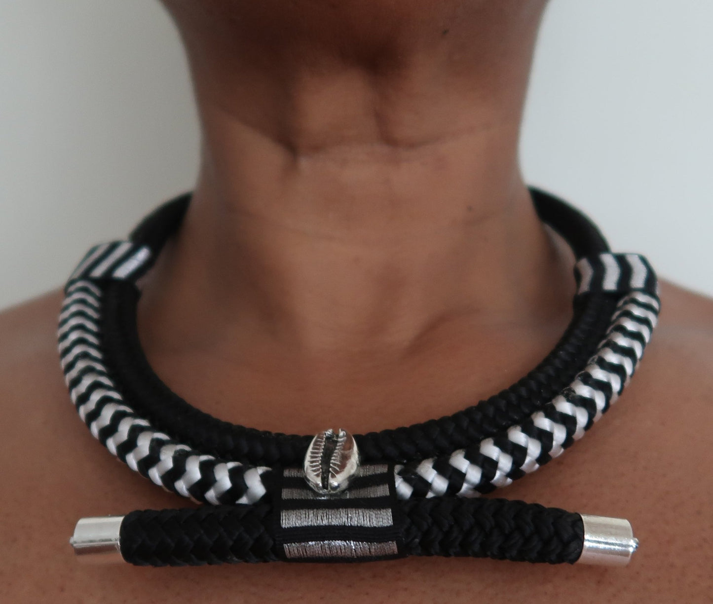 Collier Africain en Cordage "Ceddo" - Inspiration "Baye Fall" du Sénégal en Collier ceddo artisanal africain - KaolackCreations