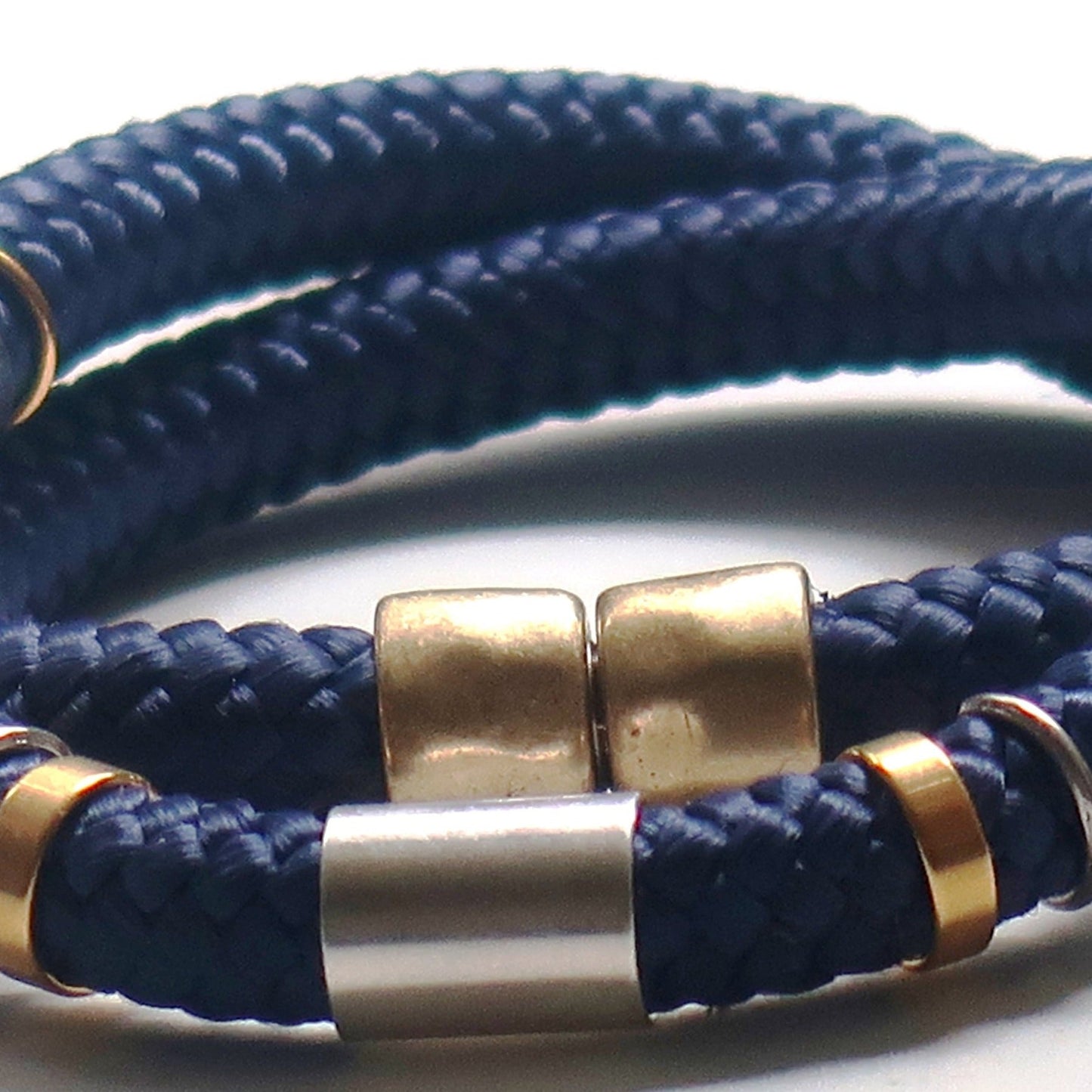 Collier Atoum Cordage et bagues repositionnables en collier homme cordage artisanal africain - KaolackCreations