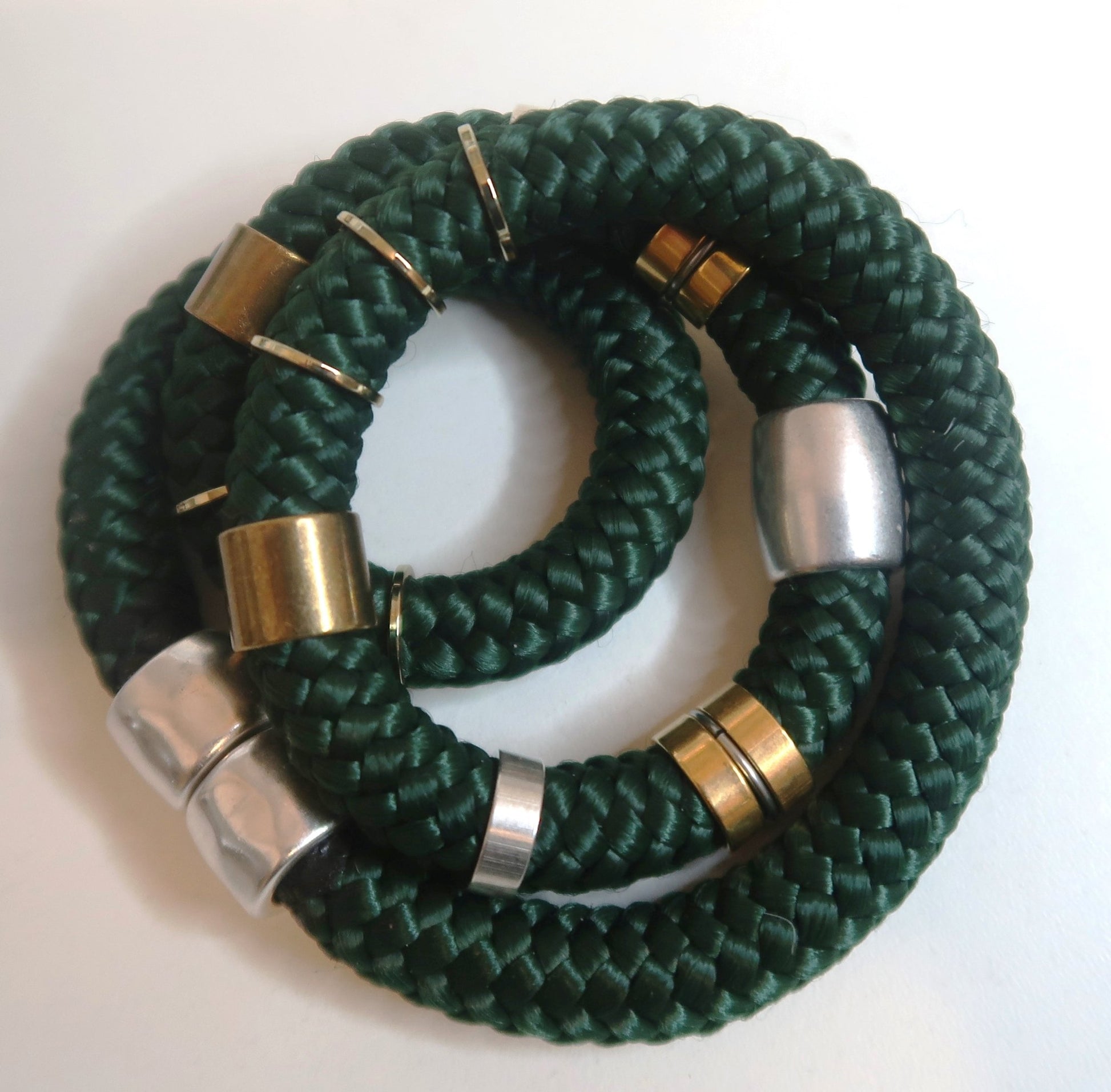 Collier Atoum Cordage et bagues repositionnables en collier homme cordage artisanal africain - KaolackCreations