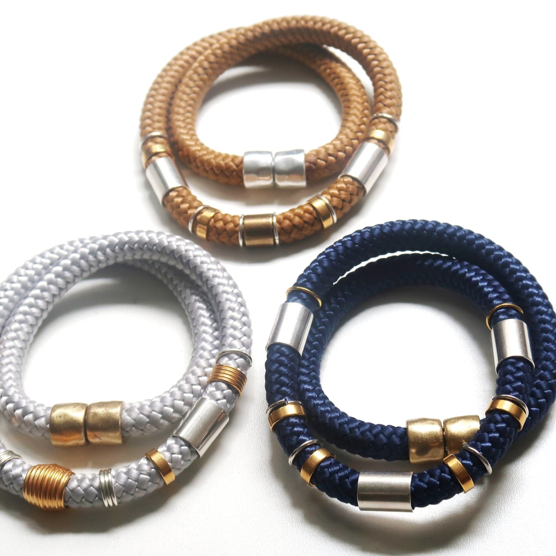 Collier Atoum Cordage et bagues repositionnables en collier homme cordage artisanal africain - KaolackCreations