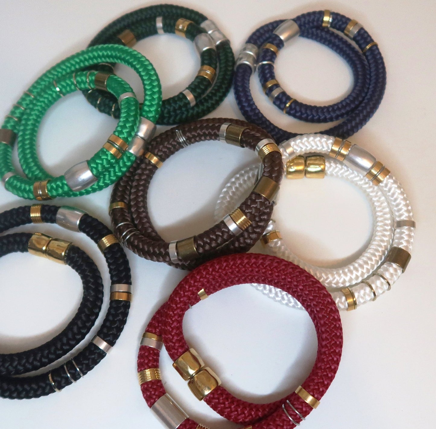 Collier Atoum Cordage et bagues repositionnables en collier homme cordage artisanal africain - KaolackCreations