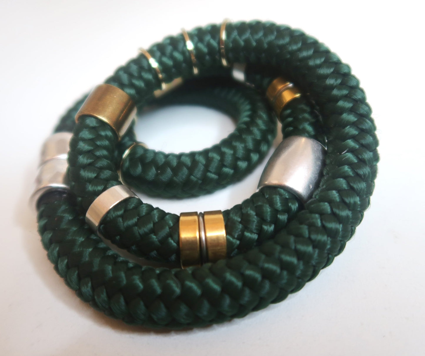 Collier Atoum Cordage et bagues repositionnables en collier homme cordage artisanal africain - KaolackCreations