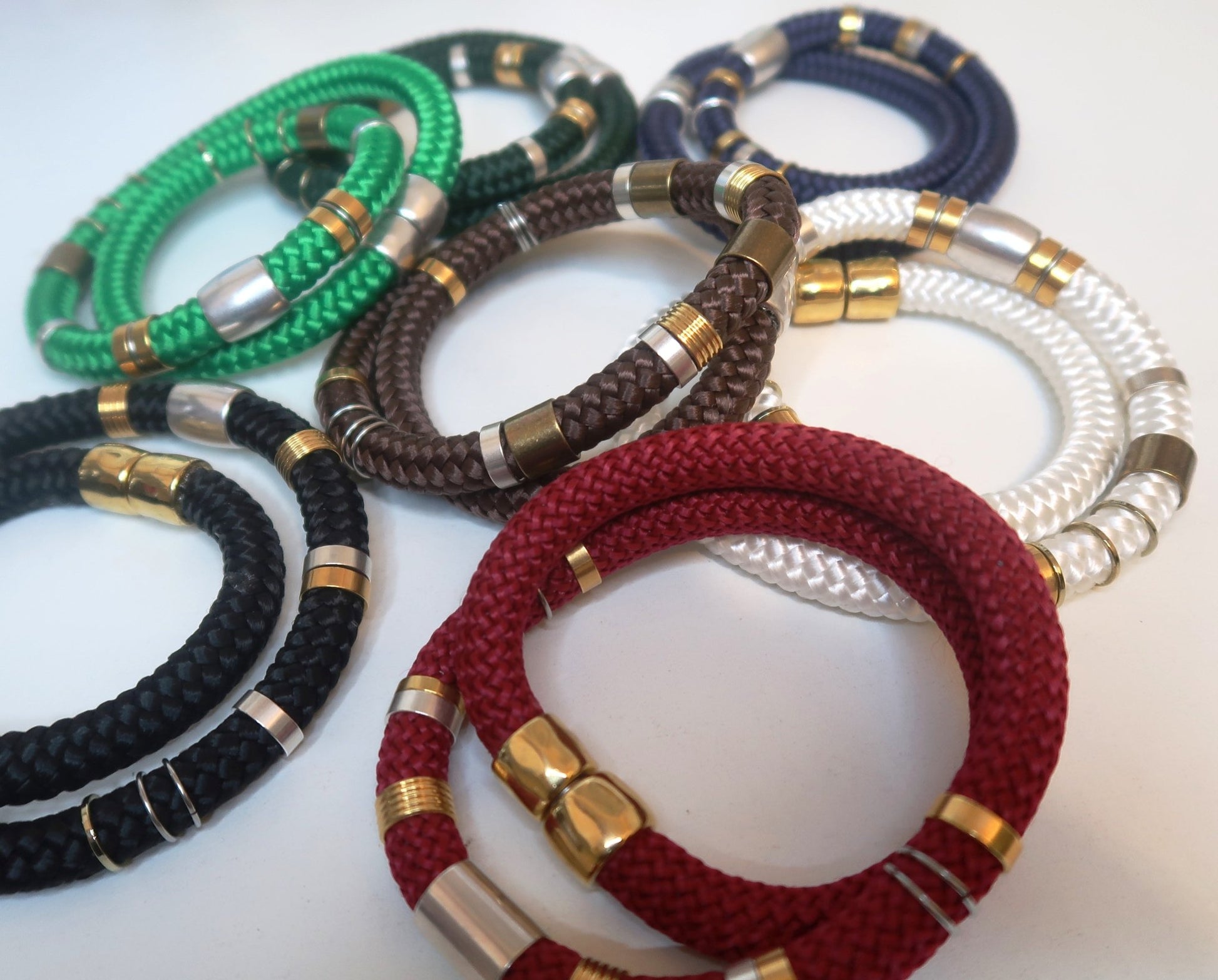 Collier Atoum Cordage et bagues repositionnables en collier homme cordage artisanal africain - KaolackCreations