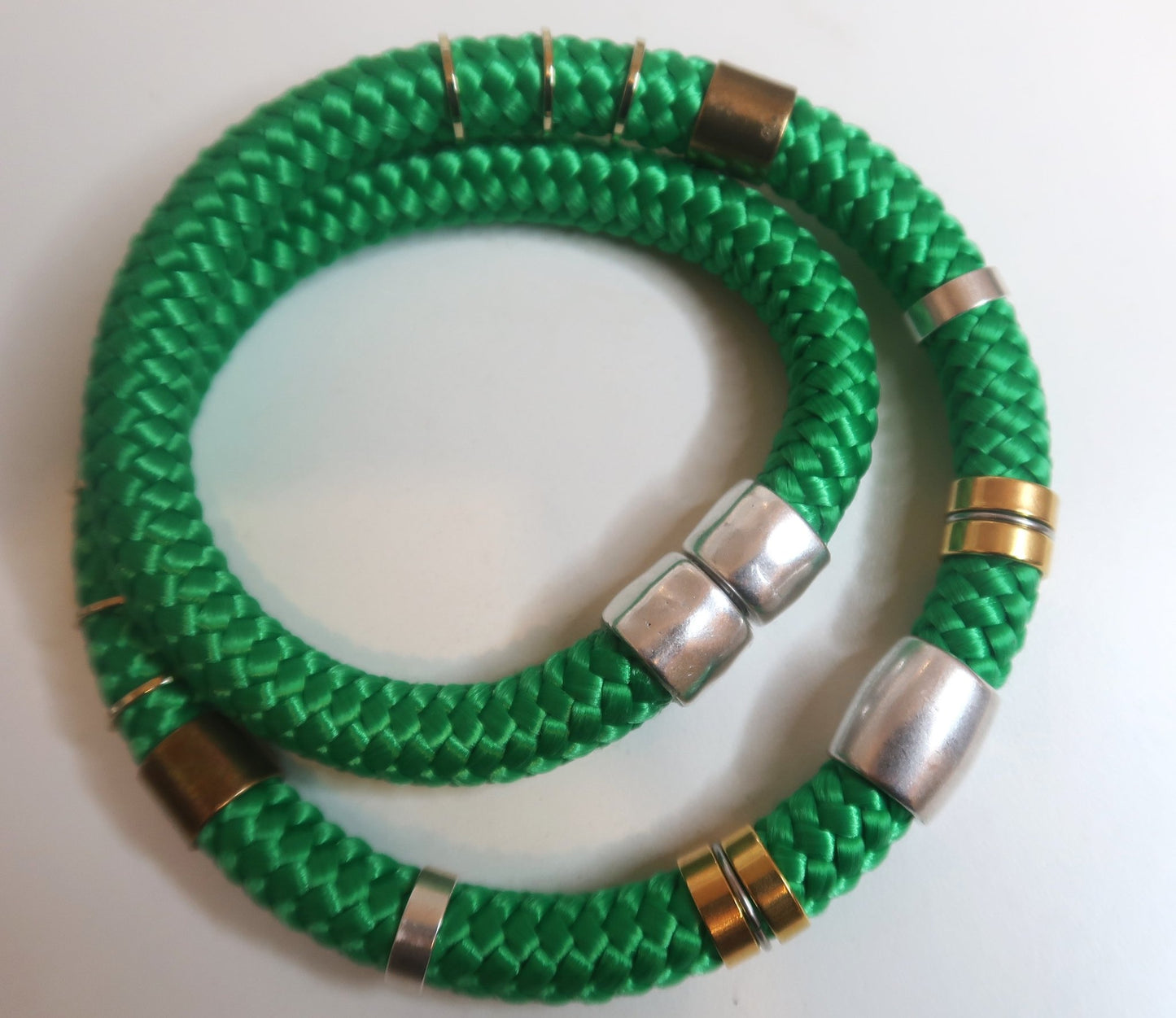 Collier Atoum Cordage et bagues repositionnables en collier homme cordage artisanal africain - KaolackCreations