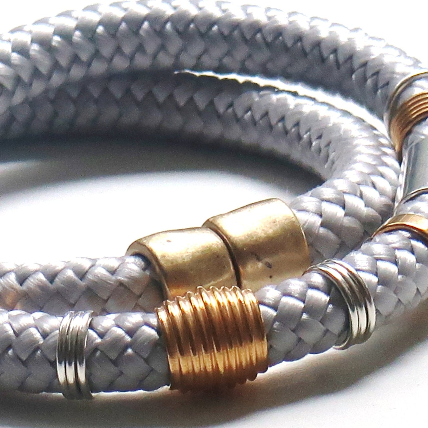 Collier Atoum Cordage et bagues repositionnables en collier homme cordage artisanal africain - KaolackCreations