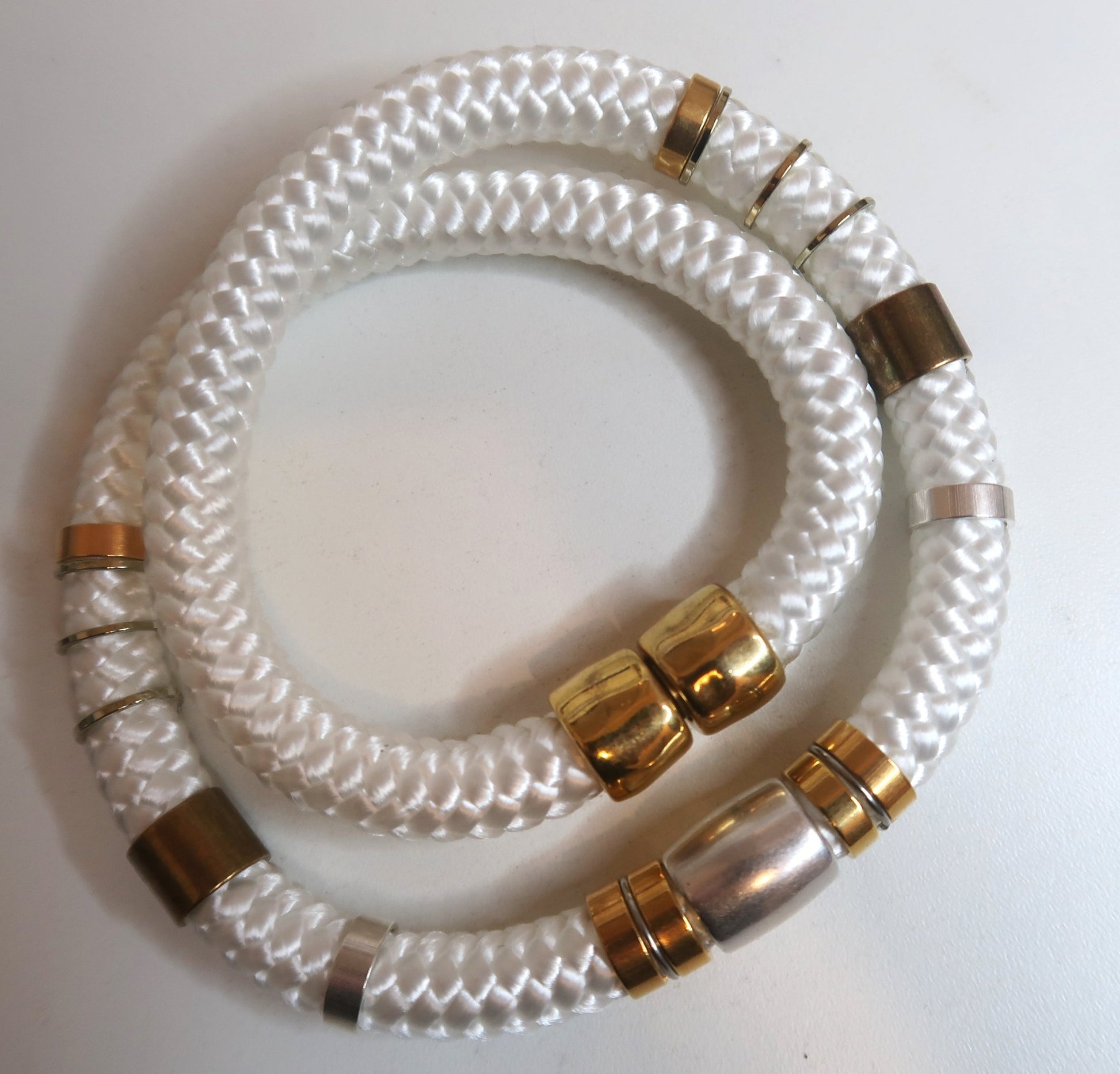 Collier Atoum Cordage et bagues repositionnables en collier homme cordage artisanal africain - KaolackCreations