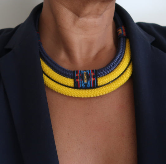 Collier Raz de cou YAYE FALL en Collier yaye fall artisanal africain - KaolackCreations