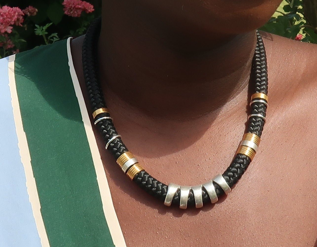 Collier Tiyi en Collier cordage femme artisanal africain - KaolackCreations
