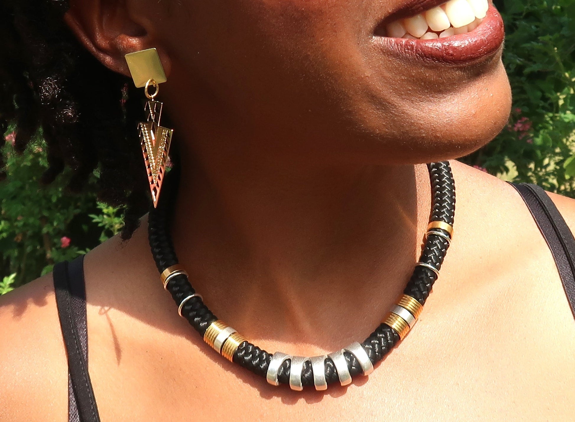 Collier Tiyi en Collier cordage femme artisanal africain - KaolackCreations