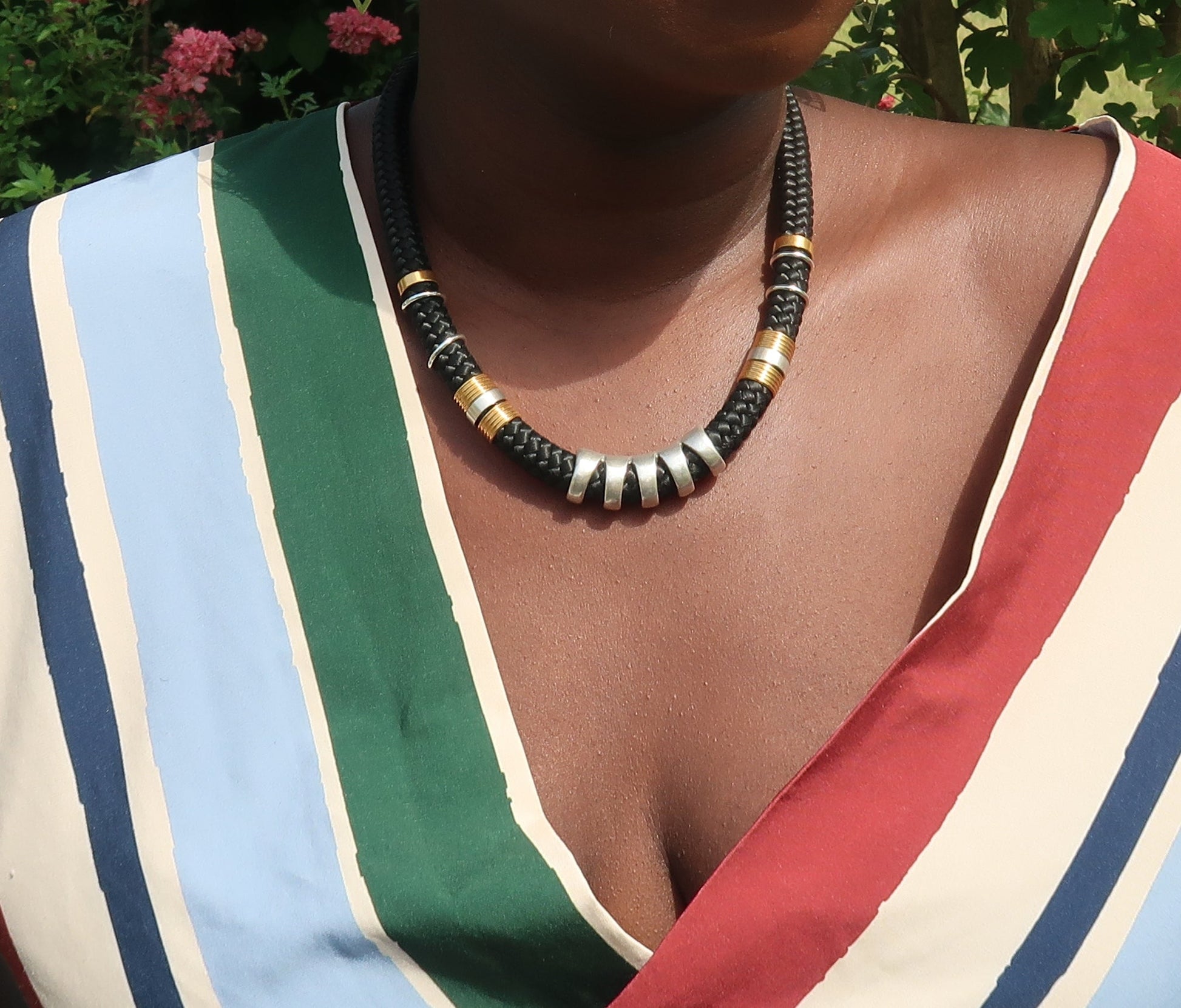 Collier Tiyi en Collier cordage femme artisanal africain - KaolackCreations