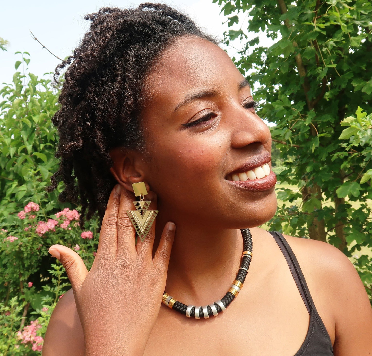 Collier Tiyi en Collier cordage femme artisanal africain - KaolackCreations